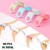Clothes Hangers Space Saving Clothes Hangers Connecting Hooks 80 Pieces