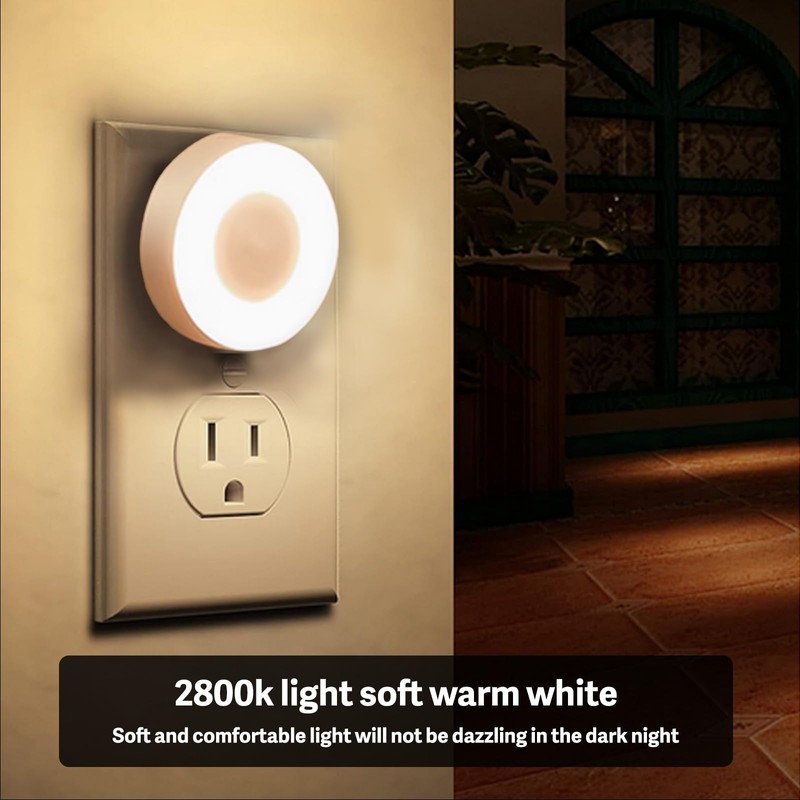 VAVOFO Plug in Night Light with Dusk to Dawn Sensor,