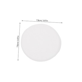 Baluue 10pcs Sterilized Cotton Rounds for Face Makeup Removal Reusable Washable Facial Cleansing Tool