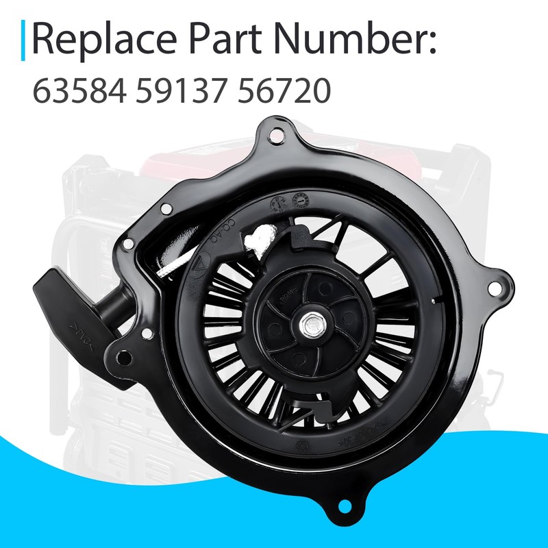 Recoil Starter Assembly 56720 Compatible with Harbor Freight Predator 3500