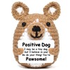 AICase Inspirational Crochet Positive Dog Animals, Emotional Support Nuggets Dog