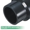 M METERXITY 2-Pack UPVC Reducer Pipe Fitting, DN50x40 Reducing Coupling