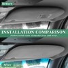 VKGUG 2PCS Sun Visor Cover Protector Compatible with Dodge Ram