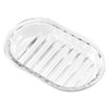 InterDesign Plastic Bar Soap Holder for Bathroom, Shower - Round,