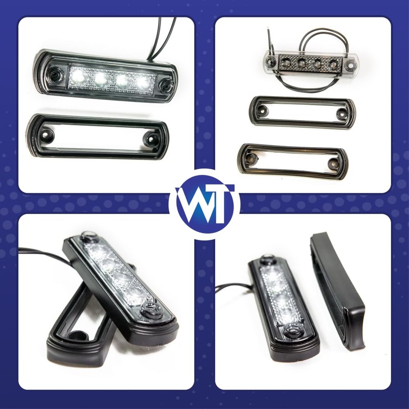 Web Truck Slim Marker Light, Marker Light, Dark Graphite, Economy