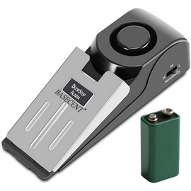 Upgraded Door Stopper Alarm - 120dB Loud Anti-Theft Security Alarm for Home, Travel & Apartments (Battery Included, 1 Pack)