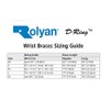 Rolyan 65926 D-Ring Right Wrist Brace, Size Small Fits Wrists