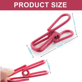 20 Pcs Bag Clips for Food Storage, food bag clips, drawing board clips, food clips, freezer bag clips, Multi-Function Food Clips, Clothespins, Suitable for Kitchen, Home, and Office(Random Color)