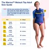 Konfidence Warma Wetsuit Top - Zipped Neoprene T-Shirt - Ideal