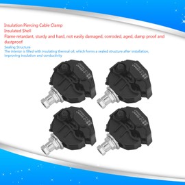 Culnflun Insulation Piercing Connector, 5 Sets of Peel-Free Pliers, High and Low Voltage Cable Insulators with Tin-Plated Surface, Suitable for Electrical Work (JJC-4)