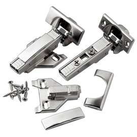 3/8" - 5/8" Overlay Blum 110° Soft-Close BLUMotion Clip Top Face Frame Hinges, Pair