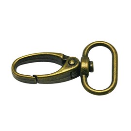 EXCEART 20pcs Lobster Clasp Swivel Hook Swivel snap Hook Swivel Lobster Hooks Swivel Lobster Claw Clasps snap Hook for Bag Bronze Lobster Claw Clasp Buckle Bag to Rotate Bags