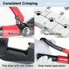 ZUVER Hydraulic Lug Crimping Tool 10 US Ton with Wire