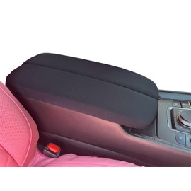 Car Console Covers Plus Made in USA Designed for The Center Console of The Mazda CX50 CX70 CX90 with Split Console Pair of Neoprene Auto Armrest Covers Black