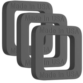 Suspension Dudes 2-inch Hitch Receiver Silencer Pad Reduces Rattle and Noise, Provides Cushion Between Hitch Receiver and Tow Hitches, Made in USA(Three pc 13.2mm Wide,One Hitch 6.75mm Wide)