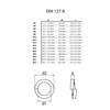 SKIR'CO (Pack of 30) Galvanised DIN127 Spring Washers M16, Metal