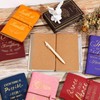 Qilery 12 Pcs Christian Gift Leather Journals Bulk Religious Inspirational