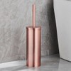 FALANGSHI FR07 Stainless Steel Toilet Brush and Holder Set, Brushed