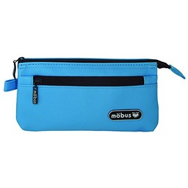 mobus ペンケース 4ポケット スカイ MOG-4P-05