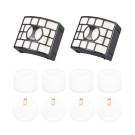 for Shark NV611 31 Filter Replacement Filter Compatible with Shark NV611 31 NV611 UV700 NV601 ZD550 ZD552 NV600 NV770 NV771 ZU701 Lift-Away with PowerFins HairPro Upright Vacuum,Part # XHF600 & XFF600