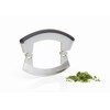 MasterClass Smart Space Folding Mezzaluna Herb Chopper, Stainless Steel/Plastic, Grey,