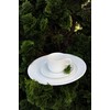 Fortessa Fortaluxe SuperWhite Vitrified China Dinnerware, Cassia 8-Ounce Stackable Coffee/Tea
