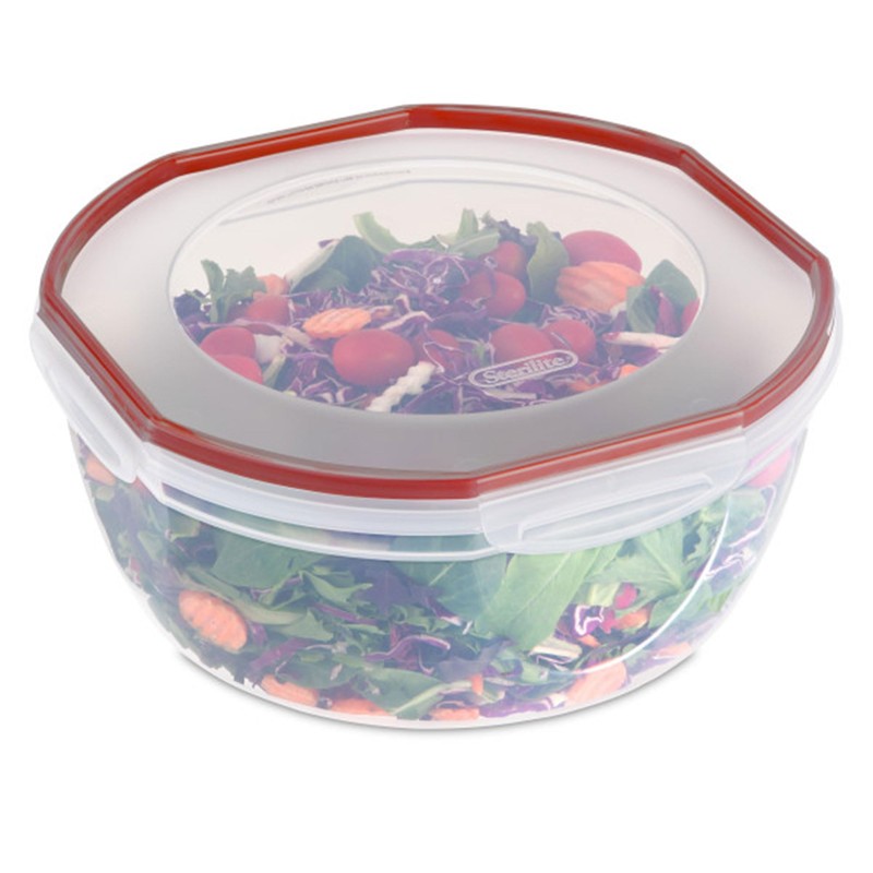 Sterilite Ultra-Seal 8.1 Qt Bowl, Large Airtight Food Storage Container,