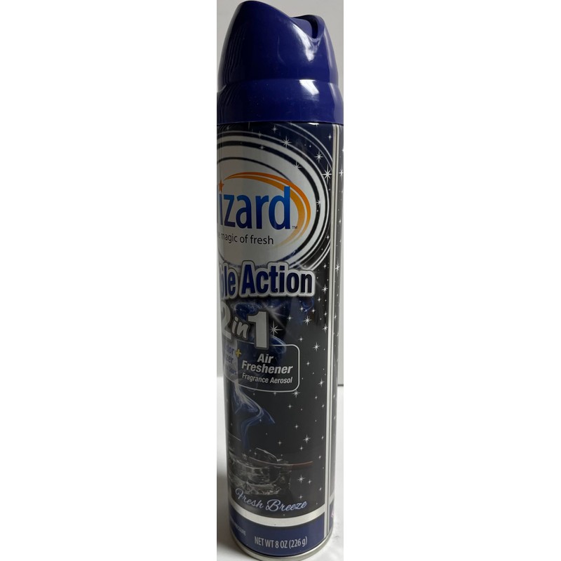 Wizard Double Action Smoke Odor Neutralizer & Air Freshener, Eliminates