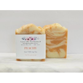 Homemade Goat milk Soap Bar Peachy scented cold process soap natural handmade