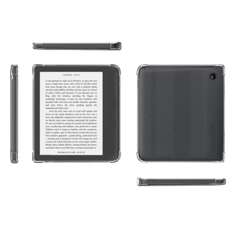 Case for Kobo Libra H2O + [2 Pack] Screen Protector,