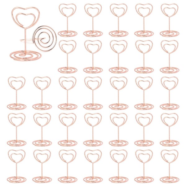 MisFun Pack of 30 Place Card Holders, Photo Holders with