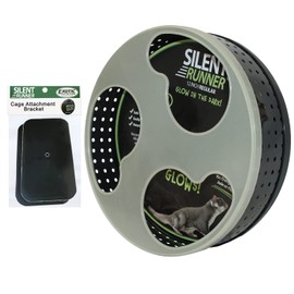 Silent Runner Glow Wheel - 12" Regular - Exercise Wheel (Wheel No Stand + AutoClean Track)