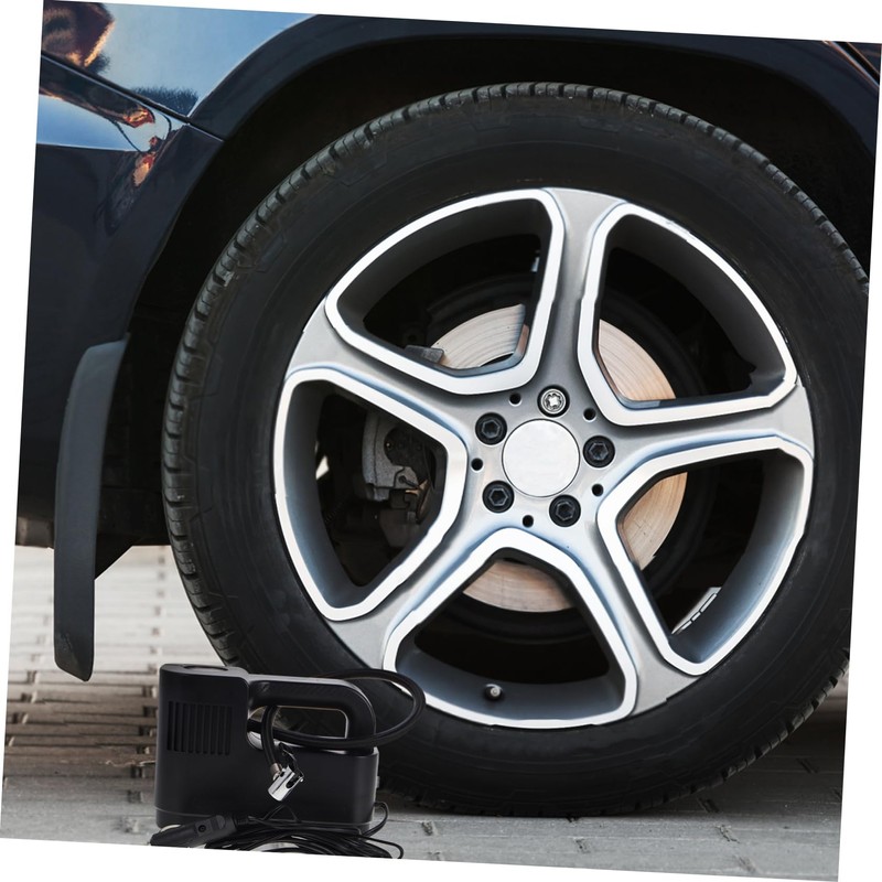 Alipis Portable Air Pump for Tires Lightweight Digital Inflator for