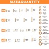 Metric Bolt Assortment, 966PCS High-Strength Grade 8.8 M4 M5 M6