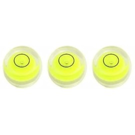 Three 12mm X 7mm Circular Bubble Spirit Level /Tripod NEW