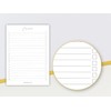 Dany Marcus Checkliste mit Goldschnitt, Aufgabenplaner mit Gold, To-Do-Liste, Liste