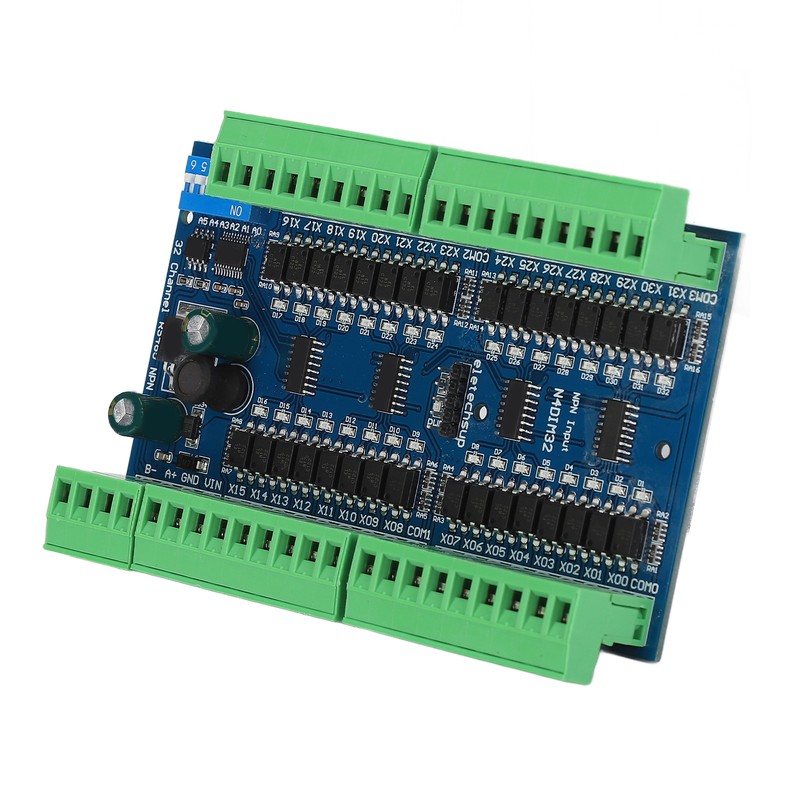 RS485 Input Controller 32 Channel DIN Rail Isolated PLC Switch