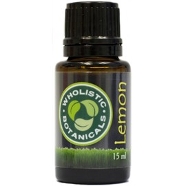 Wholistic Botanicals Lemon Essential Oil 15 ml.