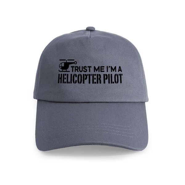 CafePress Helicopter Pilot Cap Unique Adjustable Baseball Hat Gray