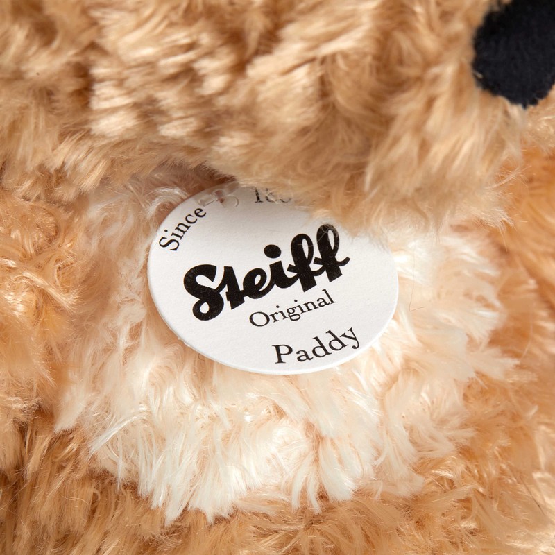 Steiff Paddy Teddy Bear, 12 inches, Made of Cuddly, Golden