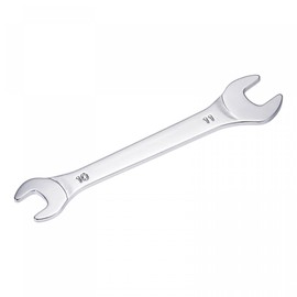 uxcell Thin Open End Wrench, 10mm x 11mm Metric Mirror-Chrome Plated High Carbon Steel, for Household Maintenance and General Repairs