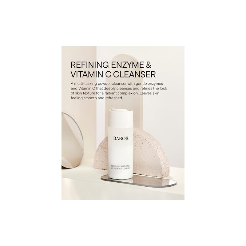 Babor Cleansing Enzyme Cleanser, Enzyme-Based Cleansing and Exfoliating Powder, with