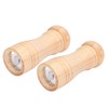 2pcs Wood Salt and Pepper Grinder Adjustable Coarseness Wooden Pepper
