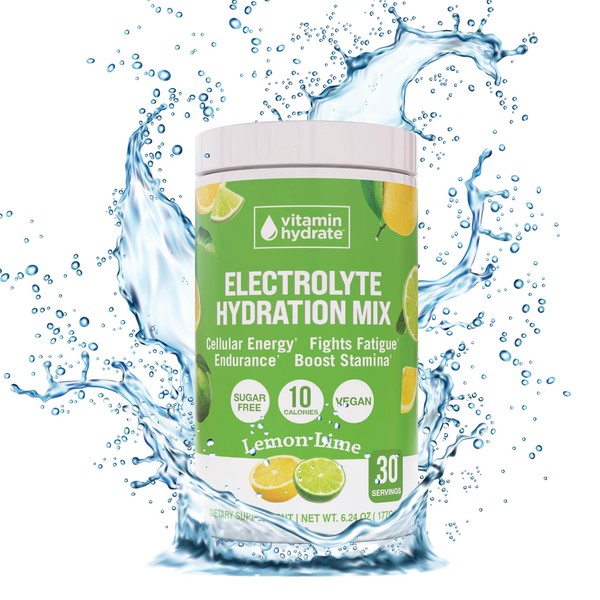 Vitamin Hydrate Electrolyte Hydration Mix, Electrolytes Powder, Supports Hydration with