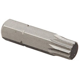 Wera 066160 Screwdriver Bit for Spline Screws, 0.25 inch (6.35 mm), Blade Size (XZN) M6, Total Length 1.0 inch (25 mm)