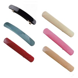 6 Pcs Hair Clip for Women,Plastic Alloy Barrettes 9cm Spring Hairpin Hair Accessories for Party Wedding Daily Use