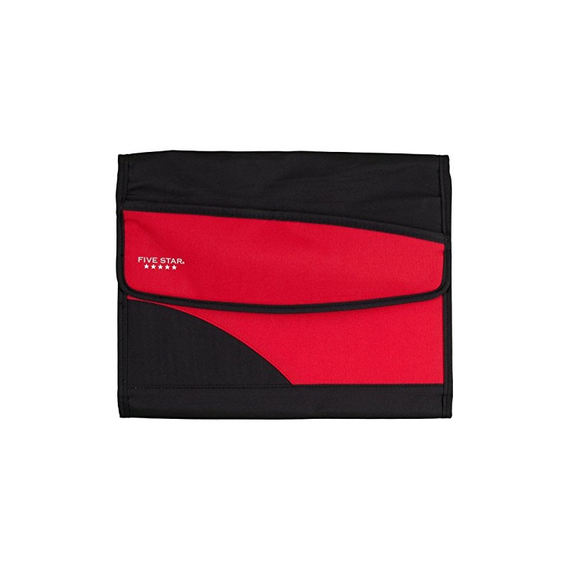 Five Star Expanding File Folder, 8-Pocket Expandable File Folder, Red