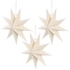 TLTCBBUMDQ 3pcs Christmas Paper Star Hanging Lampshades Lantern Lamp Covers