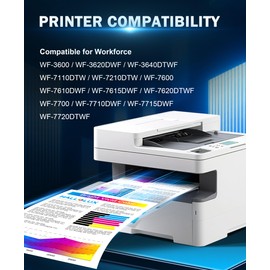 27 XL Multipack 27XL Printer Cartridges Compatible with Epson 27XL Multipack 27 for Epson WF 3620 Printer Cartridges Workforce WF-3640DTWF WF-7710DWF WF-7720DTWF (2 Black, 2 Cyan, 2 Magenta, 2 Yellow)