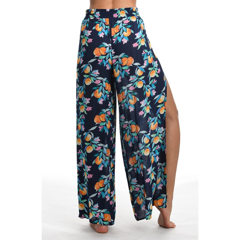 Sunshine 79 Parte Inferior de Bikini Hipster Fruncido Lateral, Multi//Paz,